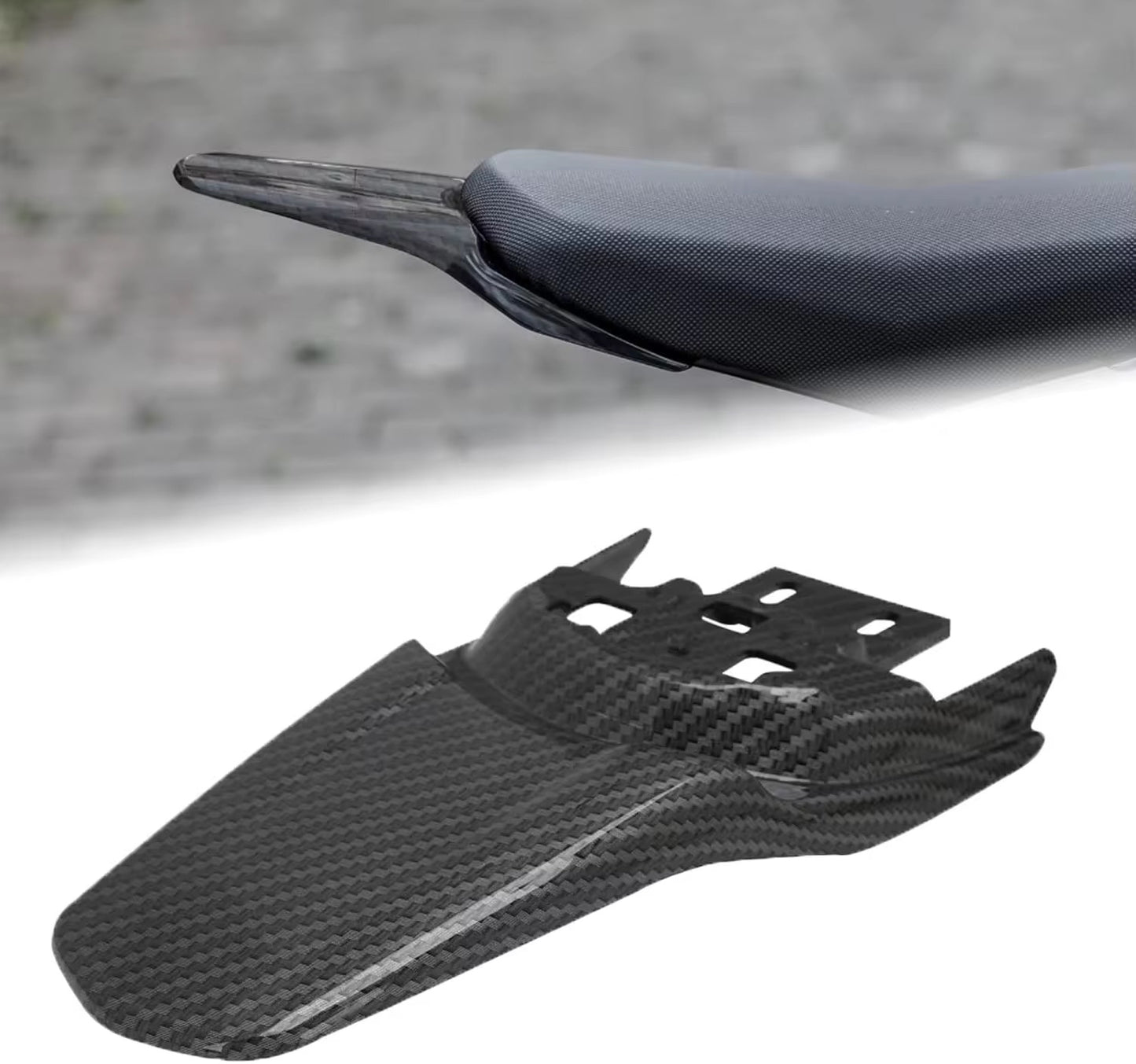 Rear fender Surron fake carbon